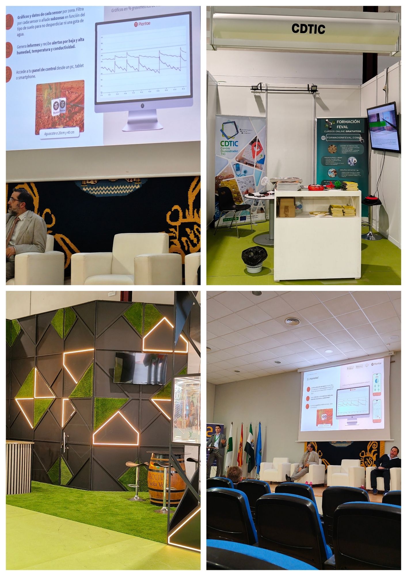 Participación del CDTIC en VINAC 2026, Salón del Vino y la Aceituna de Extremadura celebrado en Almendralejo
