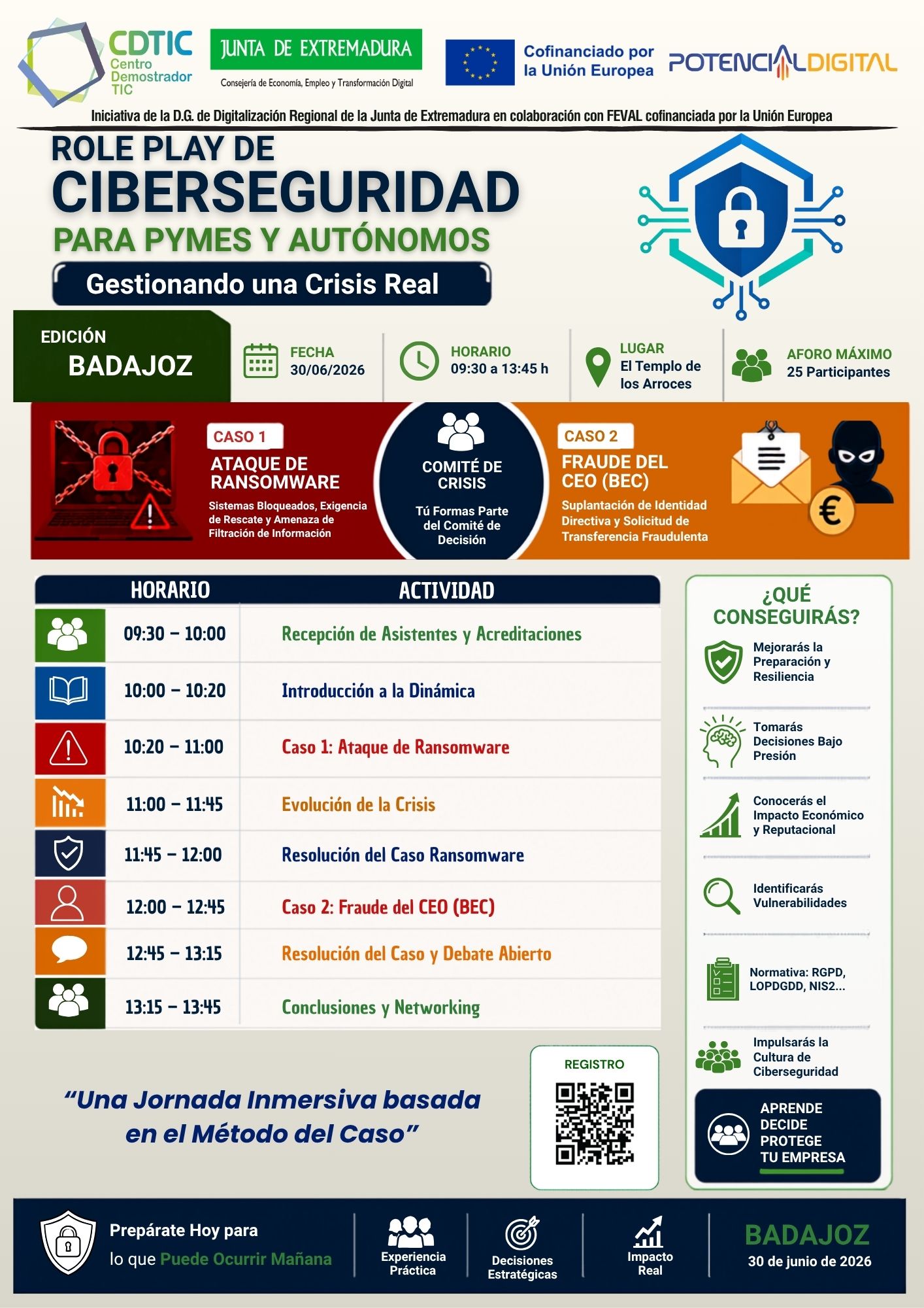 Horario Taller IA Badajoz