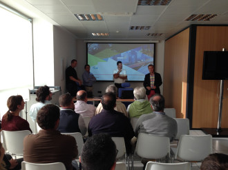 El Centro Demostrador TIC Agroalimentario acoge la presentaci&oacute;n del dron Aibotix